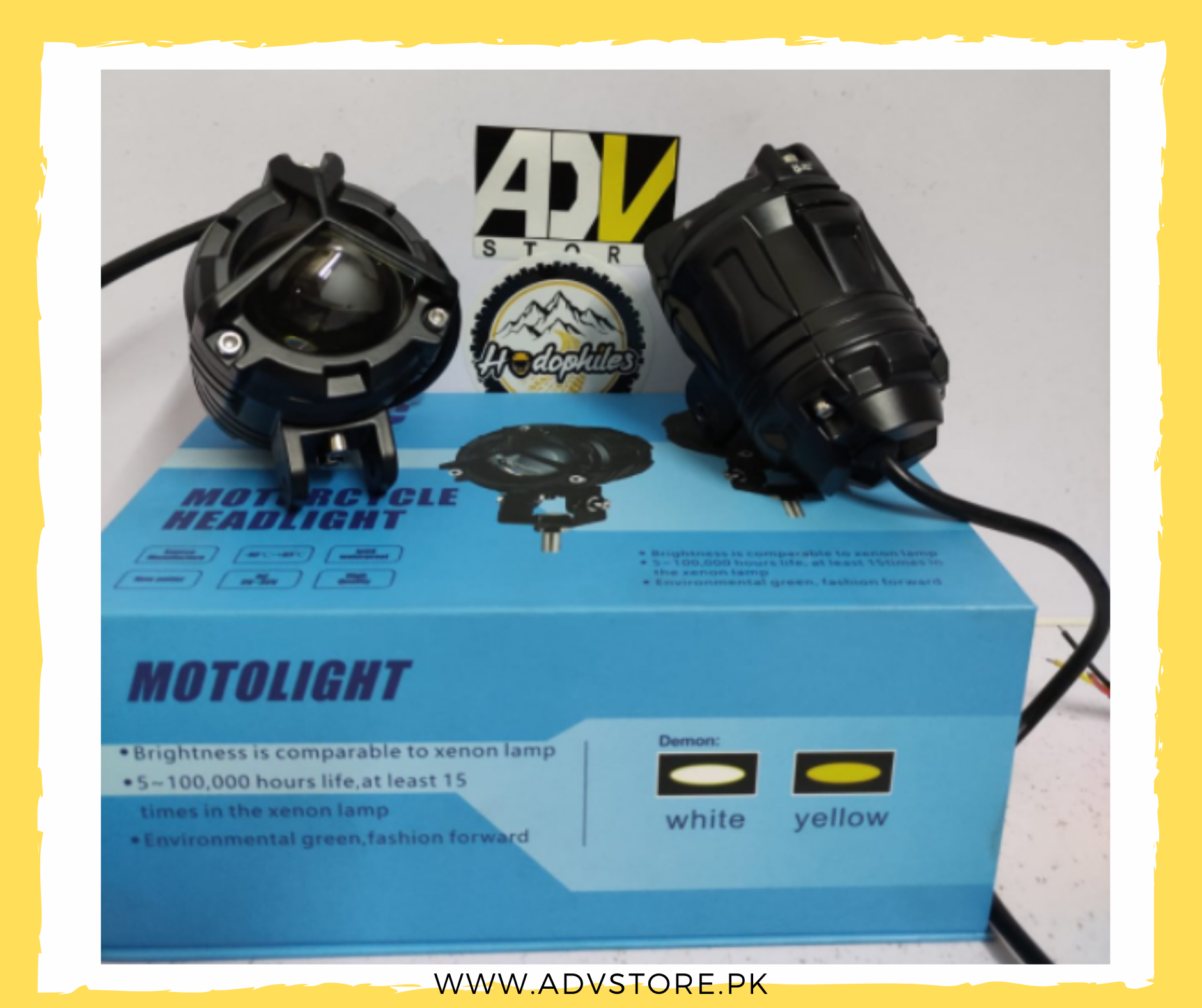 HJG Y Lens Ultra wide Dual Intensity Fog Light advstore.pk